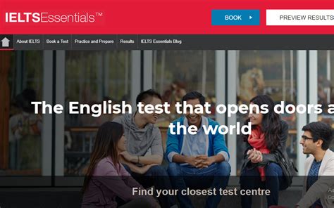 ielts essentials website